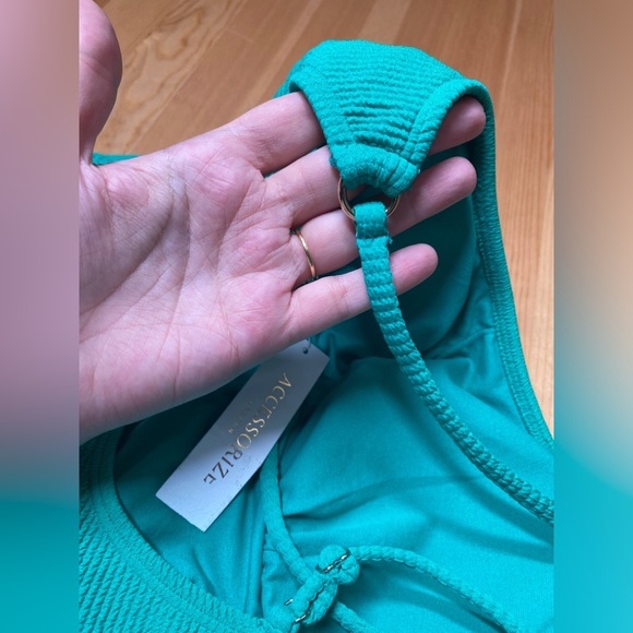 🏷️ NWT Accessorize London One Piece Swimsuit - Picture 8 of 8
